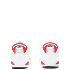 Air Jordan 6 Retro 'Red Oreo' (TD) - White/University Red/Black