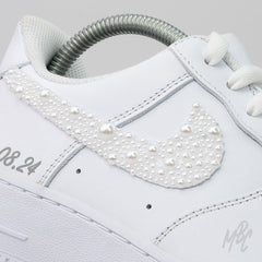 Pearl Swooshes - Air Force 1 Custom