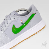 Putting Swoosh - Jordan 1 Low Golf Custom