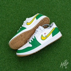 Putting Greens - Jordan 1 Low Golf Custom