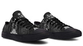 Motorbike Skull Black Lowtop Sneaker