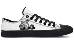 “Just a Girl” in Gym Black Lowtop Sneaker