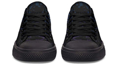 Goal Pattern Black Lowtop Sneaker