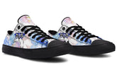 Colorful Flower with Dog pattern Lowtop Sneaker