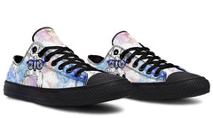 Colorful Flower with Dog pattern Lowtop Sneaker
