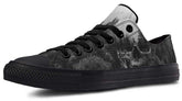 Dead Forest Pattern Black Lowtop Sneaker