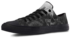 Dead Forest Pattern Black Lowtop Sneaker