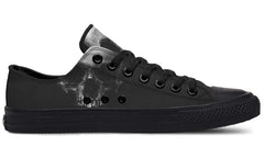 Just a Skull Black Lowtop Sneaker