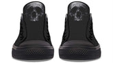 Just a Skull Black Lowtop Sneaker