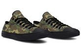 Military Camo Pattern Lowtop Sneaker