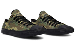 Military Camo Pattern Lowtop Sneaker
