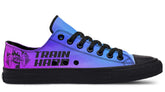 Gradient Color Train Hard Pattern Lowtop Sneaker