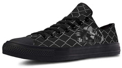 Net Pattern with Dumbbell Lowtop Sneaker
