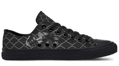 Net Pattern with Dumbbell Lowtop Sneaker