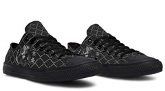 Net Pattern with Dumbbell Lowtop Sneaker