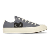 Converse Chuck Taylor 70 Black Heart Low Top Grey