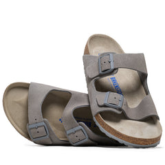 Birkenstock Arizona Soft Footbed Suede - Stone Coin