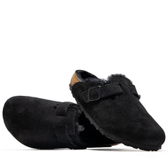 Birkenstock Boston Shearling Suede - Black