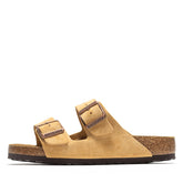 Women's Birkenstock Arizona Suede - Latte Cream