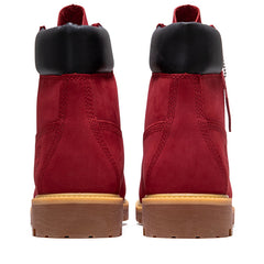 Timberland Premium 6" Lace Up Waterproof Boot - Dark Red