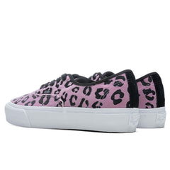 Authentic VLT LX "Velvet Animal" - Mauve Lepard/Black