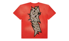 Hellstar Crack Paint Red T-Shirt