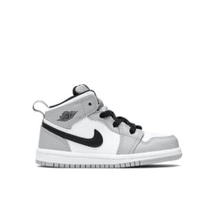 Air Jordan 1 Mid (TD) - Light Smoke Grey/Black/White