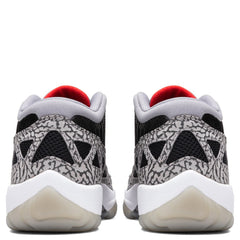 Air Jordan 11 Retro Low IE "Black Cement" - Black/Fire Red