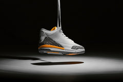 Air Jordan 3 Retro (PS) "Laser Orange" - White/Black