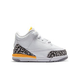Air Jordan 3 Retro (TD) "Laser Orange" - White/Black