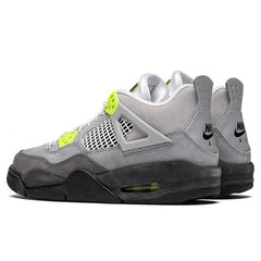 Air Jordan 4 Retro "Neon" (GS) - Cool Grey/Volt/Wolf Grey/Anthracite