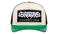 Godspeed E Pluribus Green/White Trucker