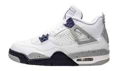 Air Jordan 4 Retro "White Midnight Navy" GS