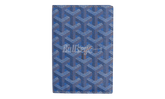 Goyard Blue Grenelle Passport Holder