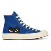Converse Chuck Taylor 70 Black Heart High Top Blue