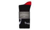 Godspeed Skull & Roses Black/Red Socks