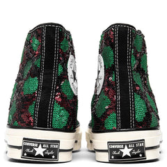 All Star 70 Hi 'Sequins' - Red/Green/Egret/Red/Yellow