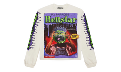 Hellstar Horror Book White Longsleeve T-Shirt