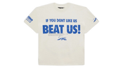 Hellstar Beat Us! White/Blue T-Shirt