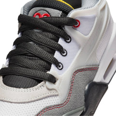 Jordan 4 RM Premium White Black Smoke Grey Fire Red (GS)