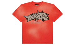 Hellstar Crack Paint Red T-Shirt