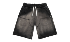 Godspeed Carpenter Distressed Sun Faded Black Shorts