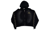HMDD Black Crystal Zip Up Hoodie (Preowned)