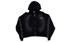HMDD Black Crystal Zip Up Hoodie (Preowned)