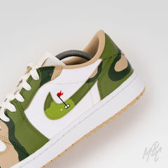 Fairway Camo - Jordan 1 Low Golf Custom
