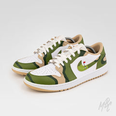 Fairway Camo - Jordan 1 Low Golf Custom