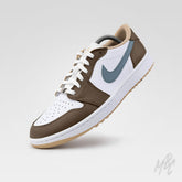 Fairway Fog 2.0 - Jordan 1 Low Golf Custom