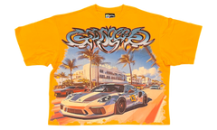 Godspeed Car Meet Miami Sand T-Shirt