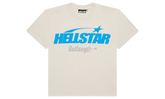 Hellstar Classic T-Shirt (Regular Logo) White/Blue