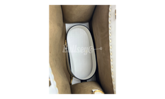 Fendi Vitello King Plexiglass Elaphe Snakeskin Ice White Tote (PreOwned)